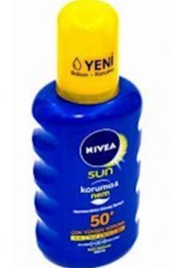 Nivea Sun 50 Faktör Hassas Ciltler İçin Nemlendirici Suya Dayanıklı Yüz Güneş Kremi 50 ml