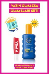 Nivea 50 Faktör Tüm Ciltler İçin Leke Karşıtı Nemlendirici Yağsız Suya Dayanıklı Yüz ve Vücut Güneş Kremi 200 ml