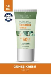 Biosecret Cream 50 Faktör Tüm Ciltler İçin Leke Karşıtı Nemlendirici Yaşlanma Karşıtı Yağsız Suya Dayanıklı Yüz ve Vücut Güneş Kremi 50 ml