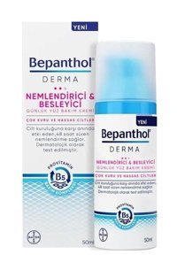 Bepanthol 50 Faktör Tüm Ciltler İçin Nemlendirici Suya Dayanıklı Yüz ve Vücut Güneş Kremi 50 ml