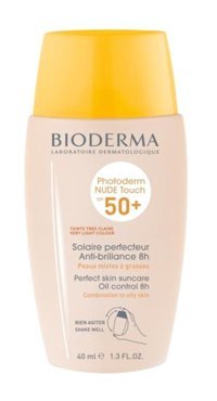 Bioderma Photoderm Nude Touch Renkli 50 Faktör Tüm Ciltler İçin Nemlendirici Kapatıcılı Suya Dayanıklı Yüz Güneş Kremi 40 ml