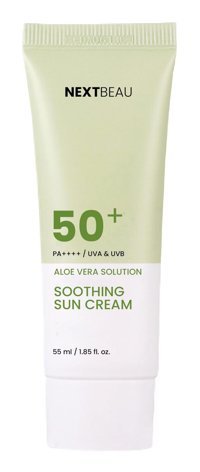 Nextbeau Aloe Vera Soothing 50 Faktör Tüm Ciltler İçin Nemlendirici Suya Dayanıklı Yüz Güneş Kremi 50 ml