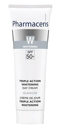 Pharmaceris Albucin Triple Action Skin Lightening 50 Faktör Tüm Ciltler İçin Leke Karşıtı Nemlendirici Suya Dayanıklı Yüz Güneş Kremi 50 ml