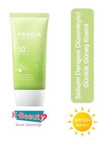 Frudia Green Grape 50 Faktör Tüm Ciltler İçin Nemlendirici Suya Dayanıklı Yüz Güneş Kremi 50 ml