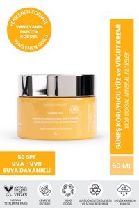 Bade Natural Summer Vibes 50 Faktör Tüm Ciltler İçin Leke Karşıtı Nemlendirici Yağsız Suya Dayanıklı Yüz Güneş Kremi 50 ml