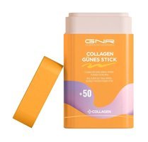 Gnr Collagen Stick 50 Faktör Tüm Ciltler İçin Leke Karşıtı Nemlendirici Yağsız Suya Dayanıklı Yüz ve Vücut Güneş Kremi 50 ml