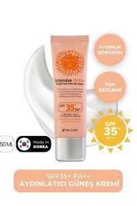 3W Clinic Bright 50 Faktör Tüm Ciltler İçin Leke Karşıtı Nemlendirici Yağsız Suya Dayanıklı Yüz ve Vücut Güneş Kremi 50 ml