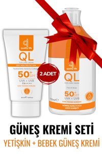 Quality Life 50 Faktör Tüm Ciltler İçin Leke Karşıtı Nemlendirici Suya Dayanıklı Yüz ve Vücut Güneş Kremi 50 ml