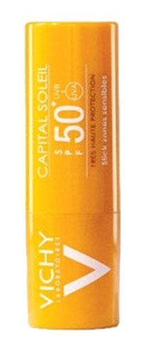 Vichy Stick 50 Faktör Tüm Ciltler İçin Leke Karşıtı Nemlendirici Yağsız Suya Dayanıklı Yüz ve Vücut Güneş Kremi 50 ml