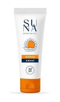 Suna Dumankaya Sun 30 Faktör Tüm Ciltler İçin Leke Karşıtı Nemlendirici Yağsız Suya Dayanıklı Yüz Güneş Kremi 50 ml