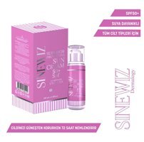 Sinewiz 50 Faktör Tüm Ciltler İçin Nemlendirici Suya Dayanıklı Yüz Güneş Kremi 50 ml