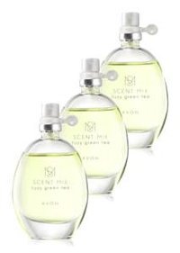 Avon Scent Mix Fizzy Green Tea EDT Turunçgil-Yeşil Çay Kadın Parfüm 3x30 ml