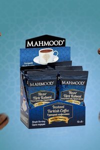 Mahmood Coffee Sade Orta Kavrulmuş Türk Kahvesi 12x8 gr