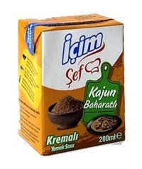 İçim Kajun Baharatı Yemeklik Krema 24x200 ml