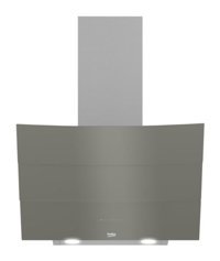 Beko ADE 62540 G 537 m3/h 60 cm Cam Karbon Filtreli Bacasız Duvar Tipi Damlumbaz Gri