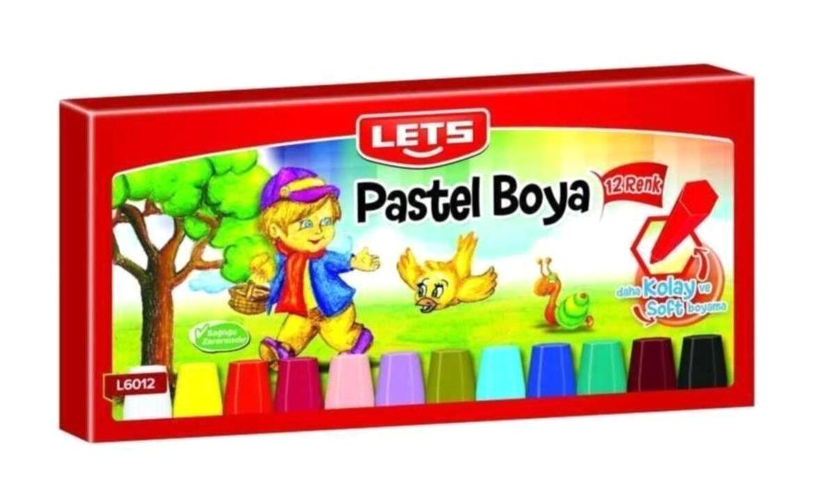 Lets L6012 12'li Yağlı Pastel Boya Seti