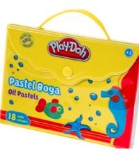 Play-Doh 18 Renk Çantalı Pastel Boya