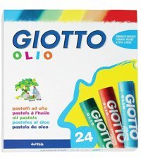 Giotto 293100 Yağlı 24 Renk Pastel Boya Pastel Boya