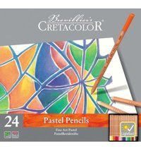 Cretacolor Fine Art Kalemi Metal Kutu 24'lü Pastel Boya