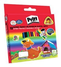 Pritt Jumbo Silinebilir Üçgen 12'li Pastel Boya