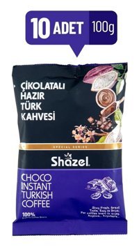 Shazel Çikolatalı Türk Kahvesi 10x100 gr