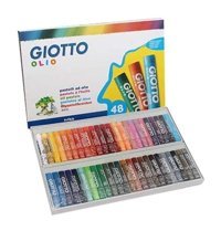 Giotto Olio Yağlı Pastel Silindir 48 Renk Pastel Boya