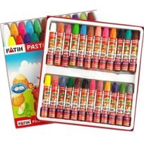 Fatih Karton Kutu Köşeli 24 Renk Pastel Boya