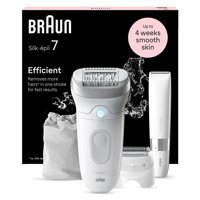 Braun 7 7-441 Koltuk Altı Genital Bölge Bacak İçin 40 Cımbızlı Kablosuz Işıklı Epilasyon Cihazı Beyaz