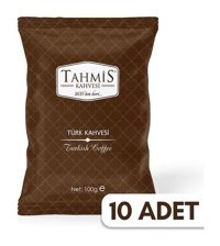 Tahmis Sade Orta Kavrulmuş Türk Kahvesi 10x100 gr