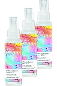 Avon Senses Getaway Dreams Çiçeksi Unisex Vücut Spreyi 3x100 ml