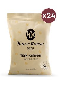 Hisar Sade Orta Kavrulmuş Türk Kahvesi 24x100 gr