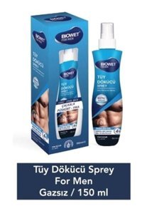 Biowet Tüm Ciltler İçin Koltuk Altı Bacak Tüy Dökücü Sprey 150 ml