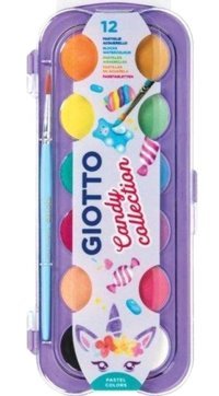 Giotto Candy Collection 12'li Tablet Sulu Boya Seti