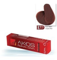 Akos 7.45 Bakır Kızılı Krem Saç Boyası 60 ml