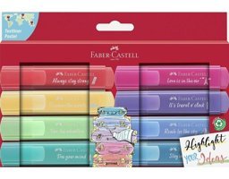 Faber-Castell 8'li Pastel Renkli Fosforlu Kalem Seti