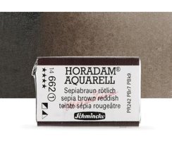 Schmincke Horadam Aquarell Tam Tablet Sepia Brown Tone Sulu Boya