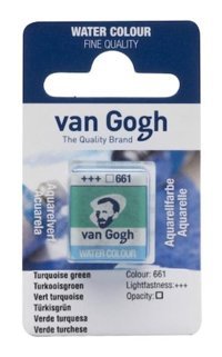 Talens Van Gogh 12 Tablet 661 Turquoise Green Sulu Boya