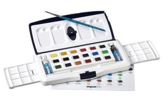 Daler Rowney Aquafine Yarım Tablet Sulu Boya