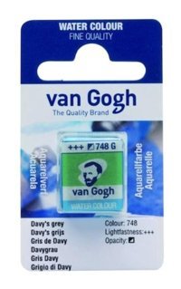 Talens Van Gogh 12 Tablet 748 Davy'S Grey Sulu Boya