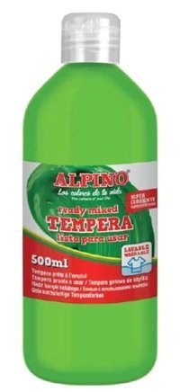 Alpino Tempera 500 ml Açık Yeşil Sulu Boya