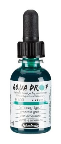 Schmincke Aqua Drop 30 ml Emerald Green Sulu Boya