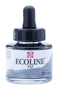 Talens Ecoline 717 Cold Grey Sulu Boya