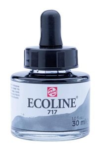 Talens Ecoline 30 ml Cold Grey 717 Sulu Boya