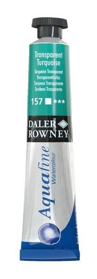 Daler Rowney Aquafine Tüp 8 ml Transparent Turquoıse 157 Sulu Boya