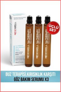 New Well Aydınlatıcı Kırışıklık Karşıtı Göz Altı Torba Karşıtı Gece Serumu 3x10 ml