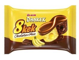 Ülker Dankek 8 Çikolatalı-Muzlu Kek 12x55 gr