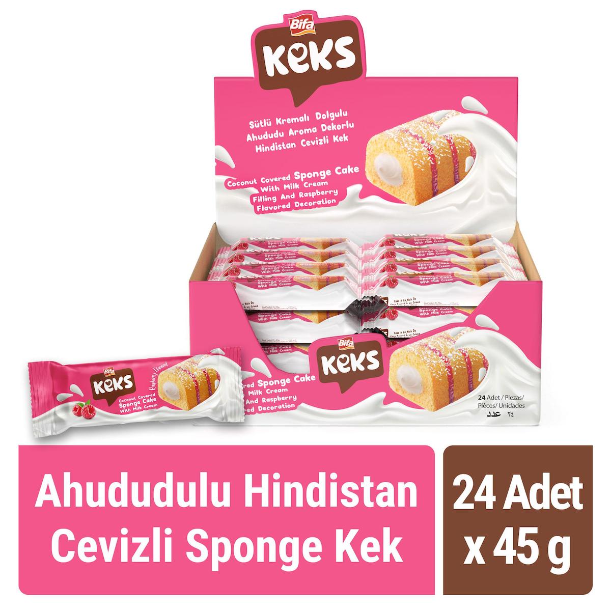 Bifa Keks Sponge Hindistan Cevizli Kek 24x45 gr