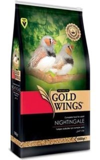 Gold Wings Premium Finch Hint Bülbülü Kabuksuz Sade Kuş Yemi 6x1 kg