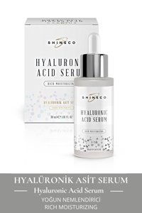 Shineco Hyalüronik Asit Yüz Dolgunlaştıran Canlandırıcı Jel Yüz Serumu 30 ml