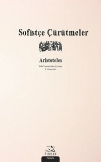 Sofistçe Çürütmeler Aristoteles Pinhan Yayıncılık